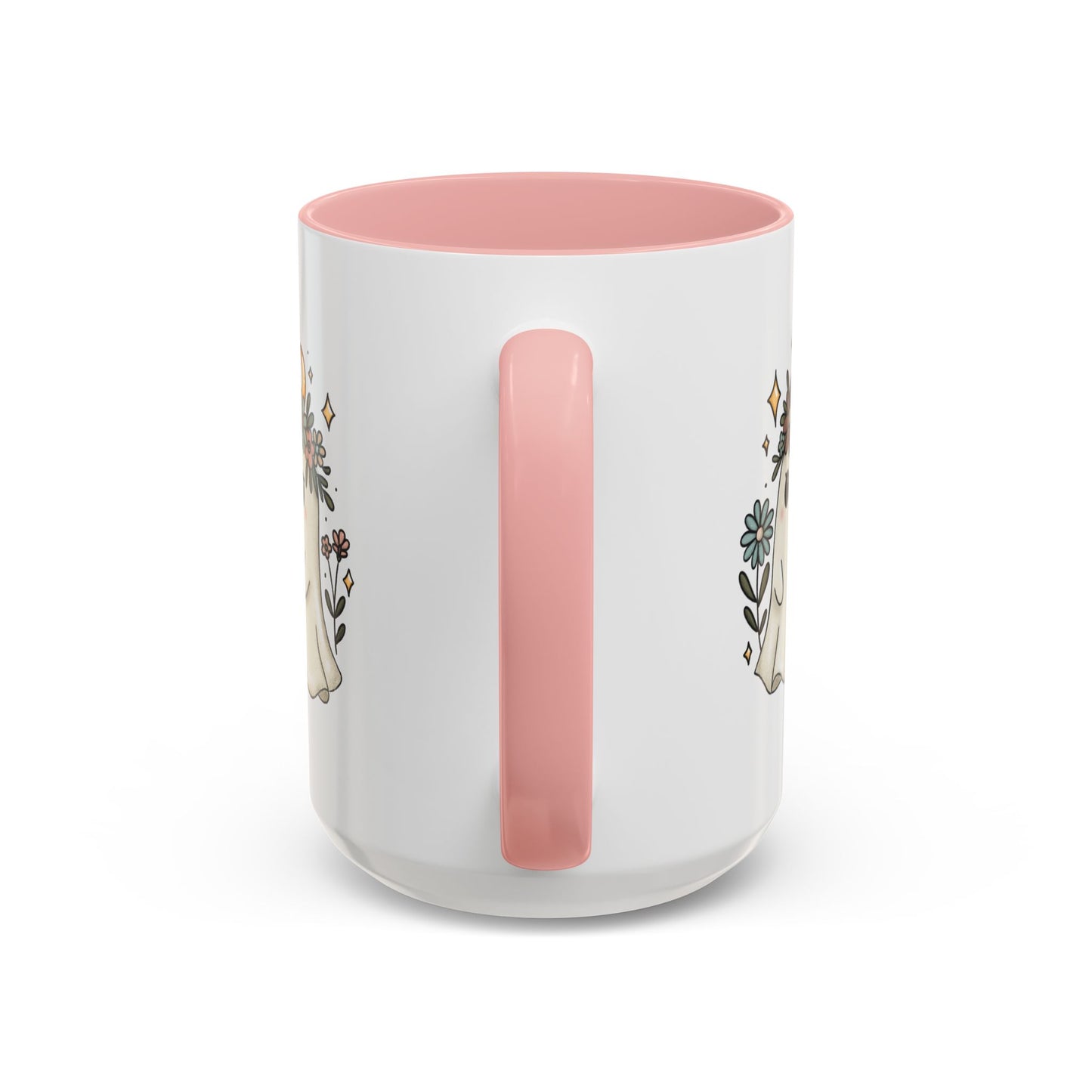 Whimsical Floral Ghost Mug