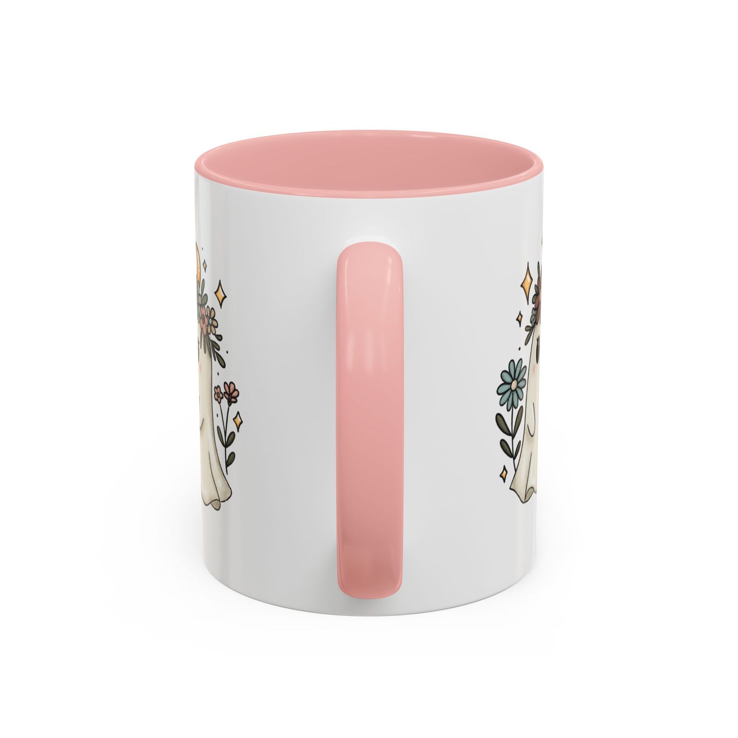 Whimsical Floral Ghost Mug