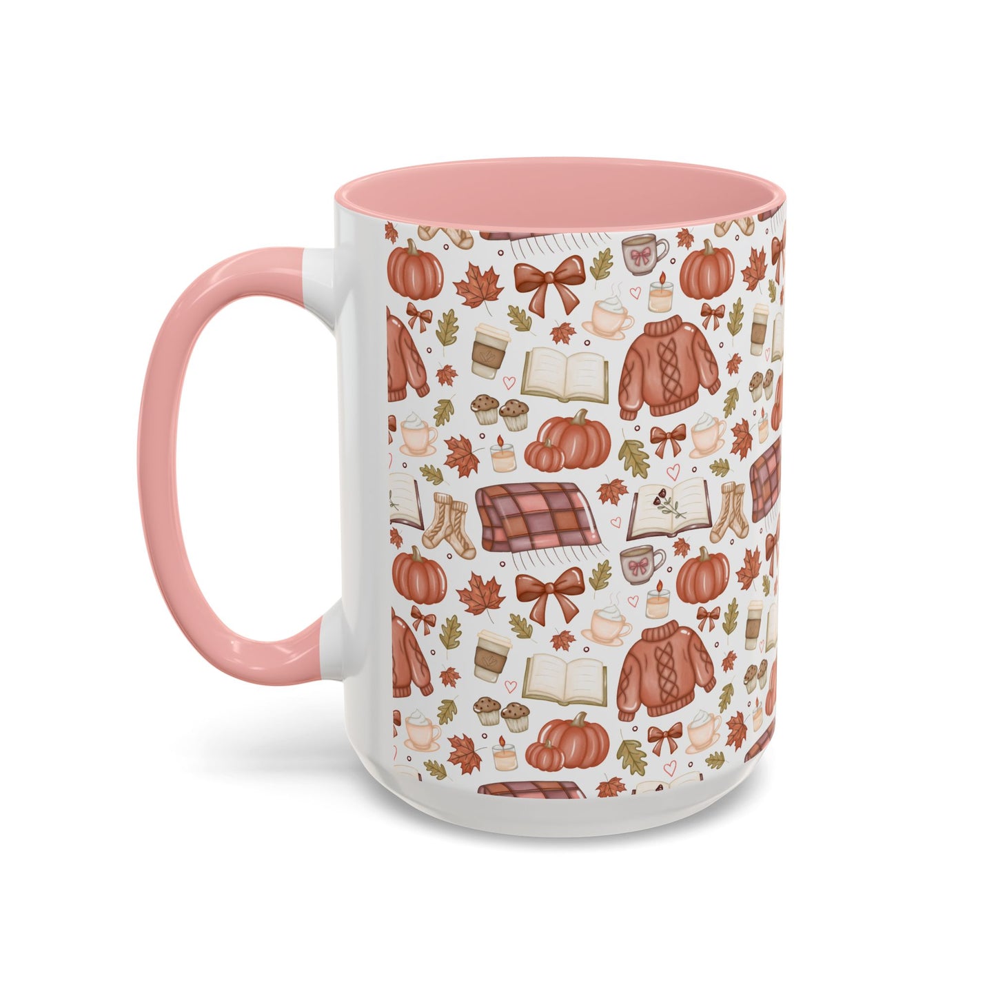 Cozy Fall Sweater Pattern Mug