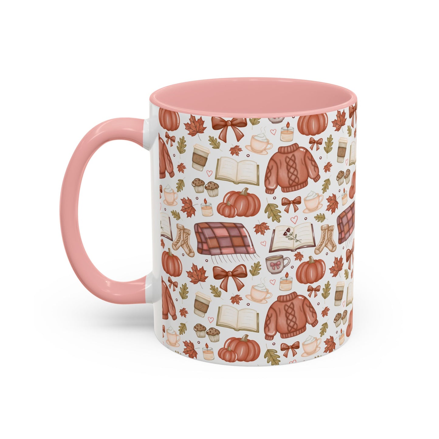 Cozy Fall Sweater Pattern Mug