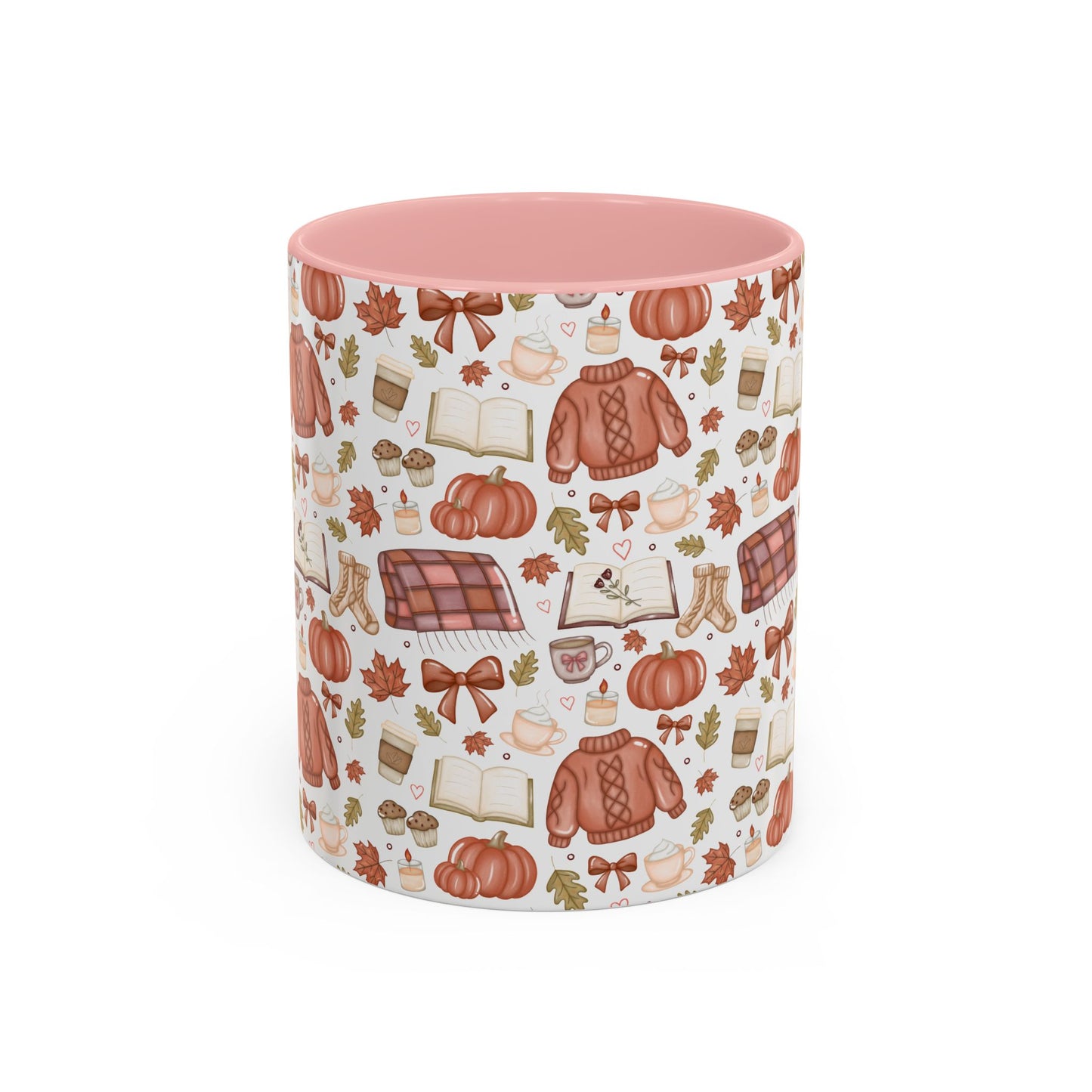 Cozy Fall Sweater Pattern Mug