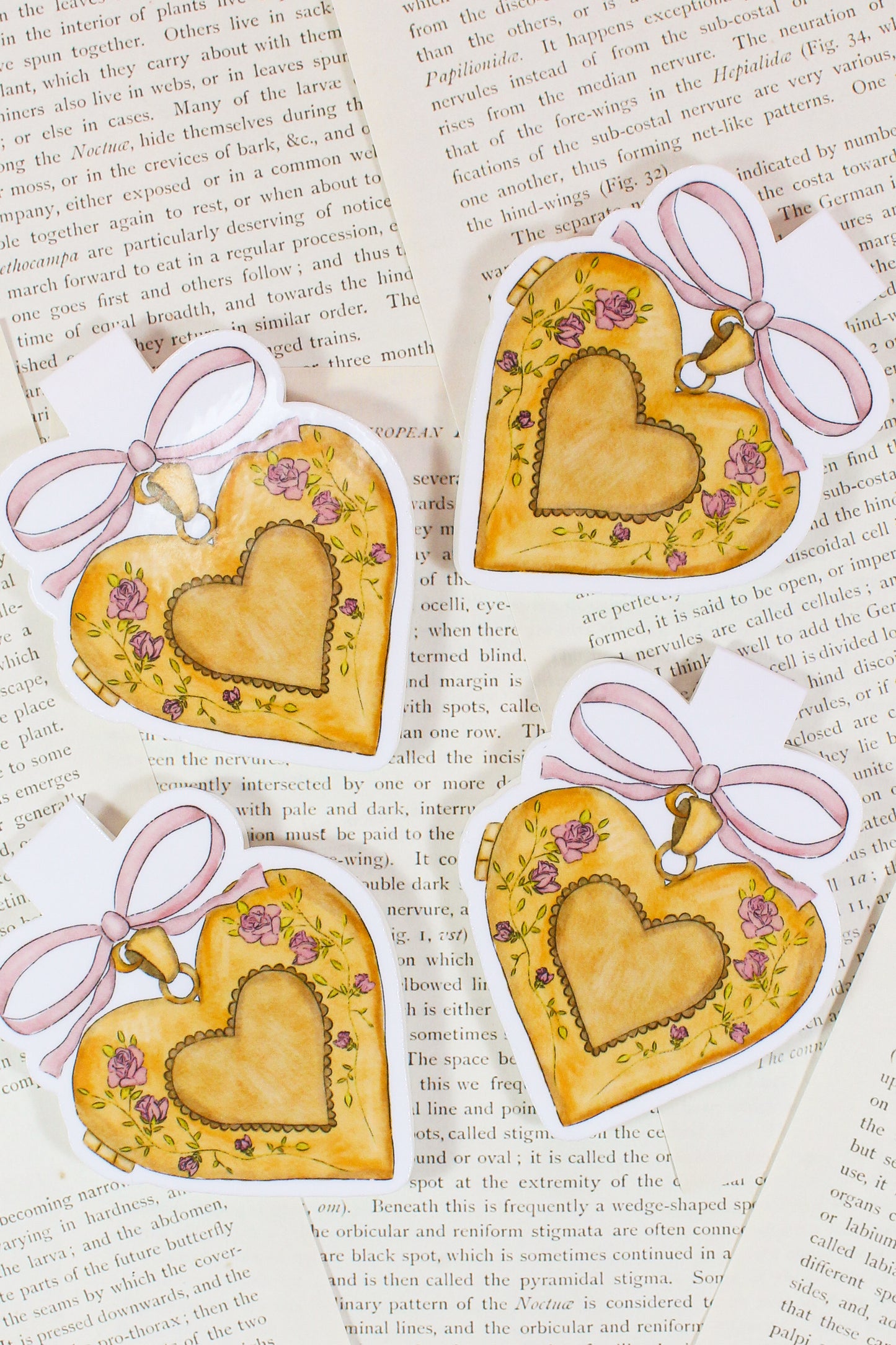 Heart Locket Magnetic Bookmark