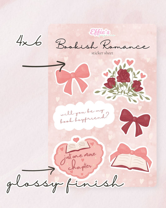 Bookish Romance Sticker Sheet