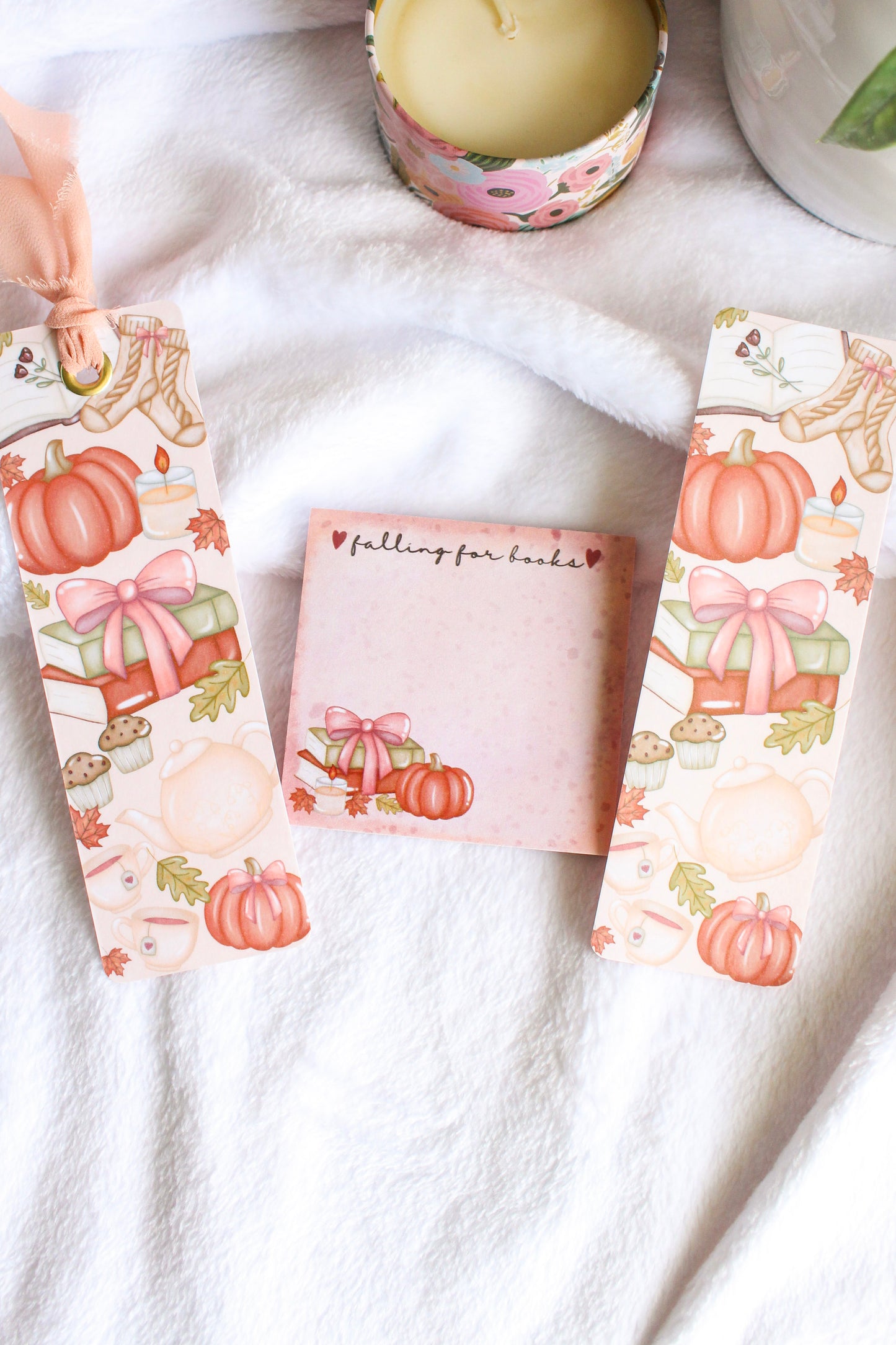 Falling for Books Sticky Note