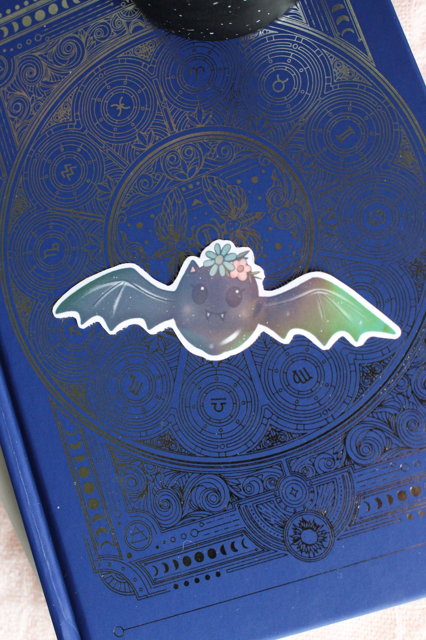 Floral Bat Sticker