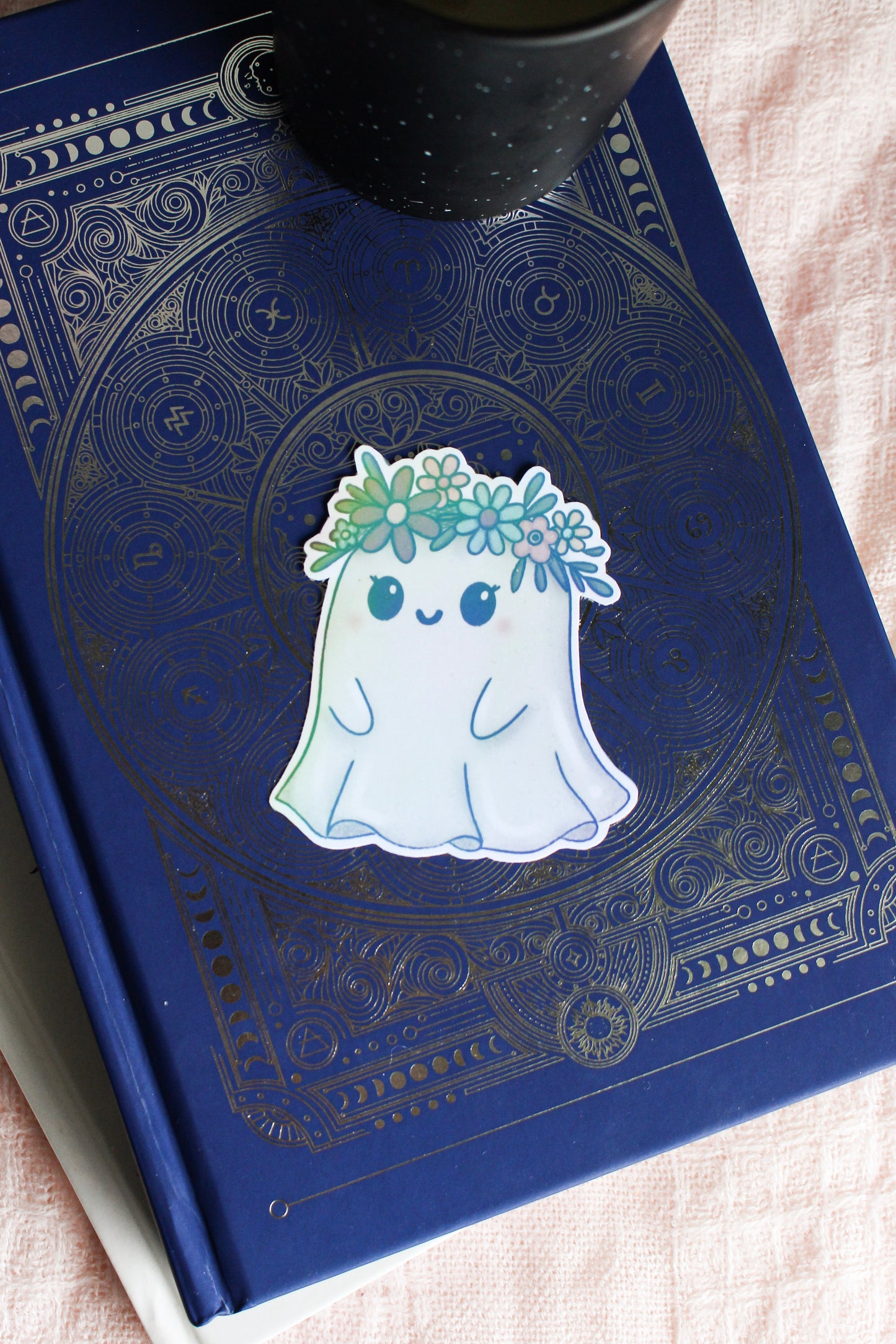 Floral Ghost Sticker