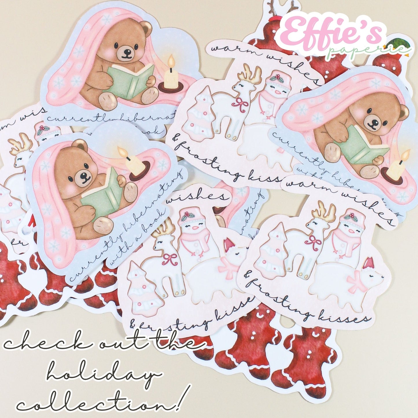 Warm Wishes & Frosting Kisses Sticker