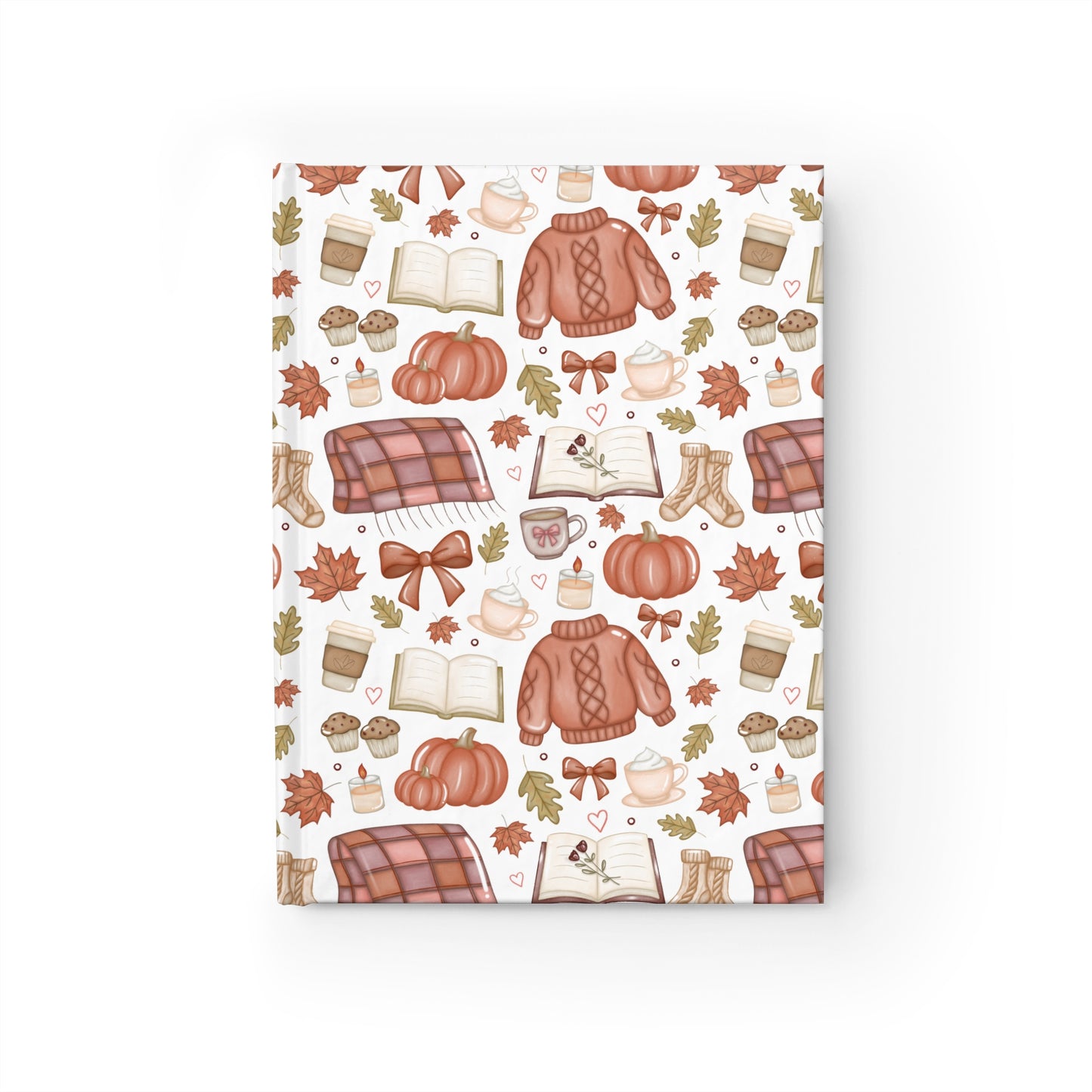 Cozy Fall Book Lover Notebook