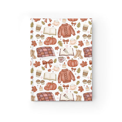 Cozy Fall Book Lover Notebook