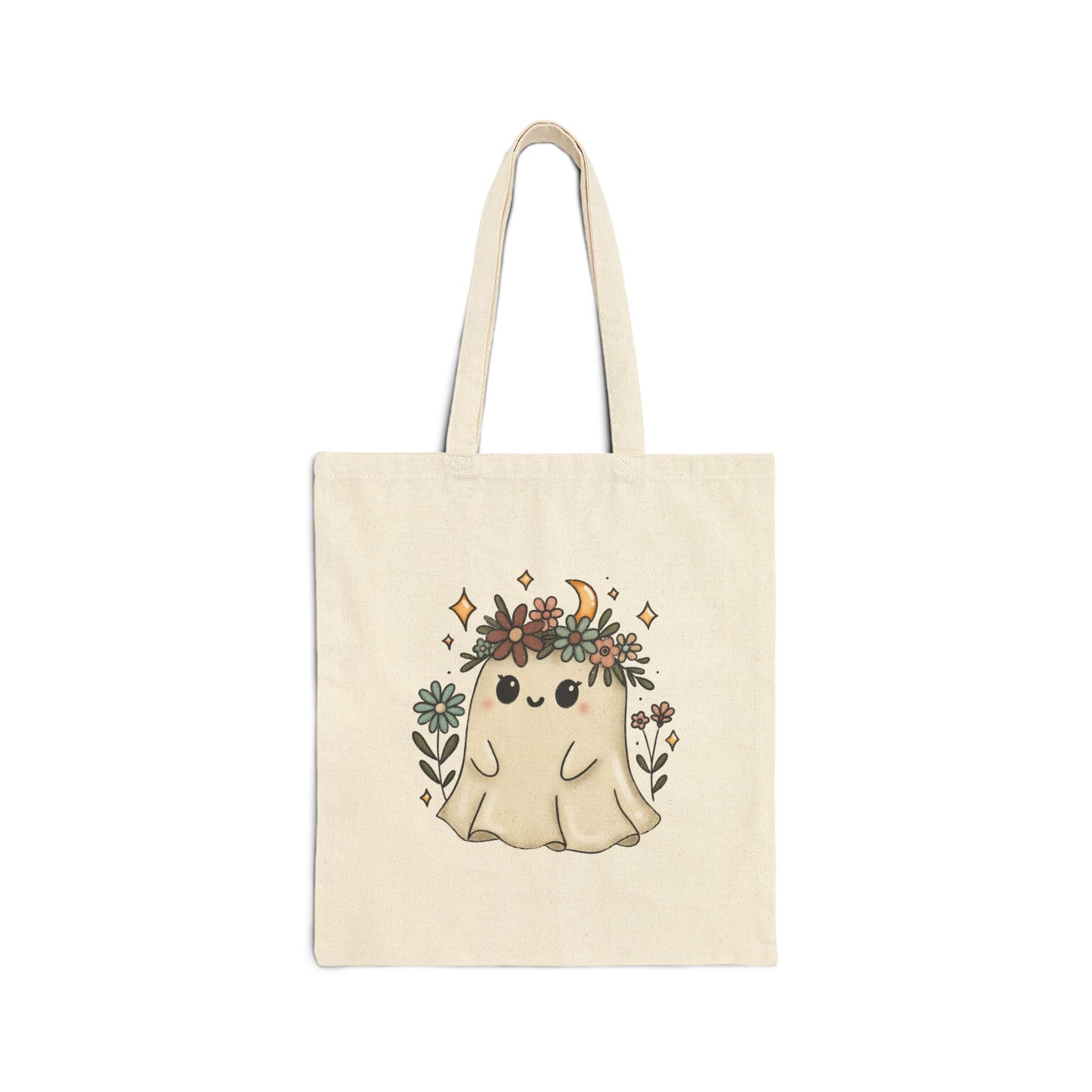 Floral Ghost Tote Bag