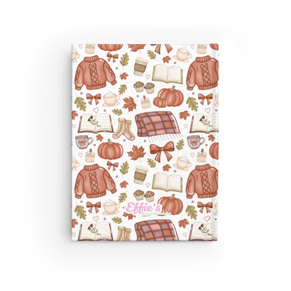 Cozy Fall Book Lover Notebook