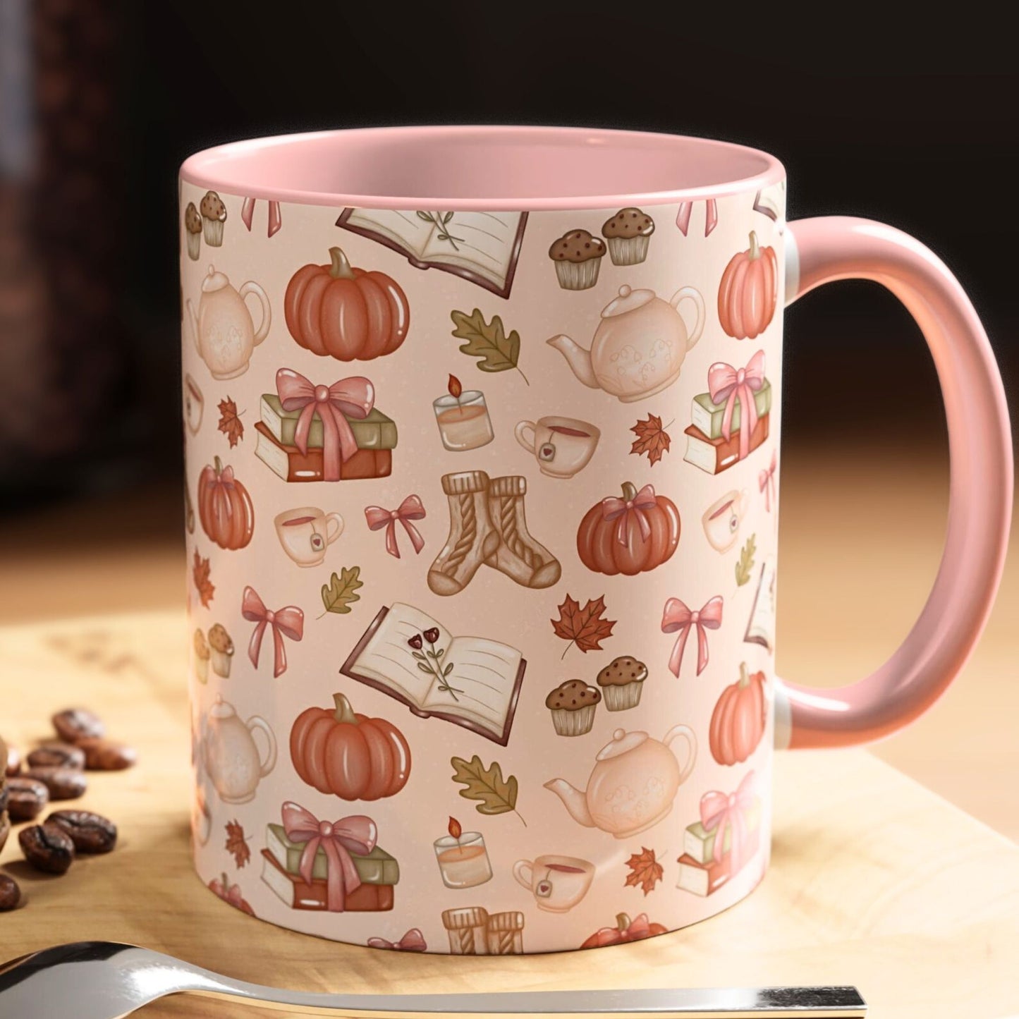 Cozy Autumn Pattern Mug