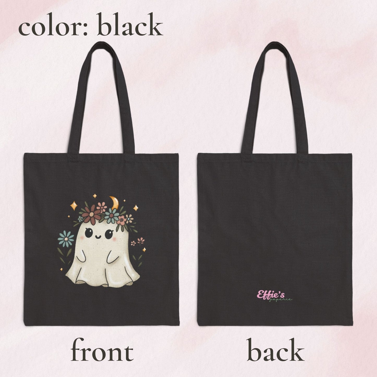 Floral Ghost Tote Bag