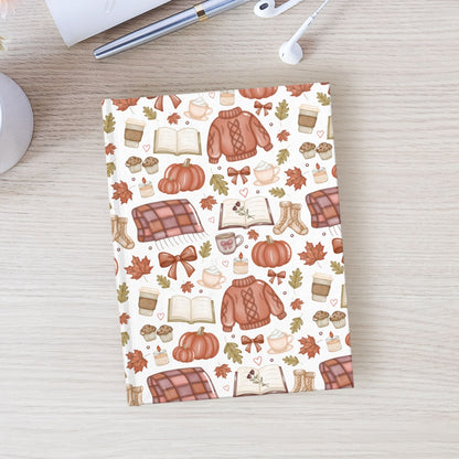 Cozy Fall Book Lover Notebook