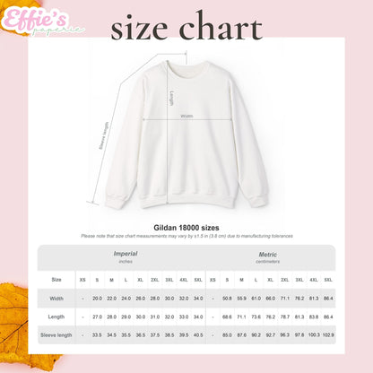 Whimsical Ghost & Pumpkin Crewneck Sweatshirt