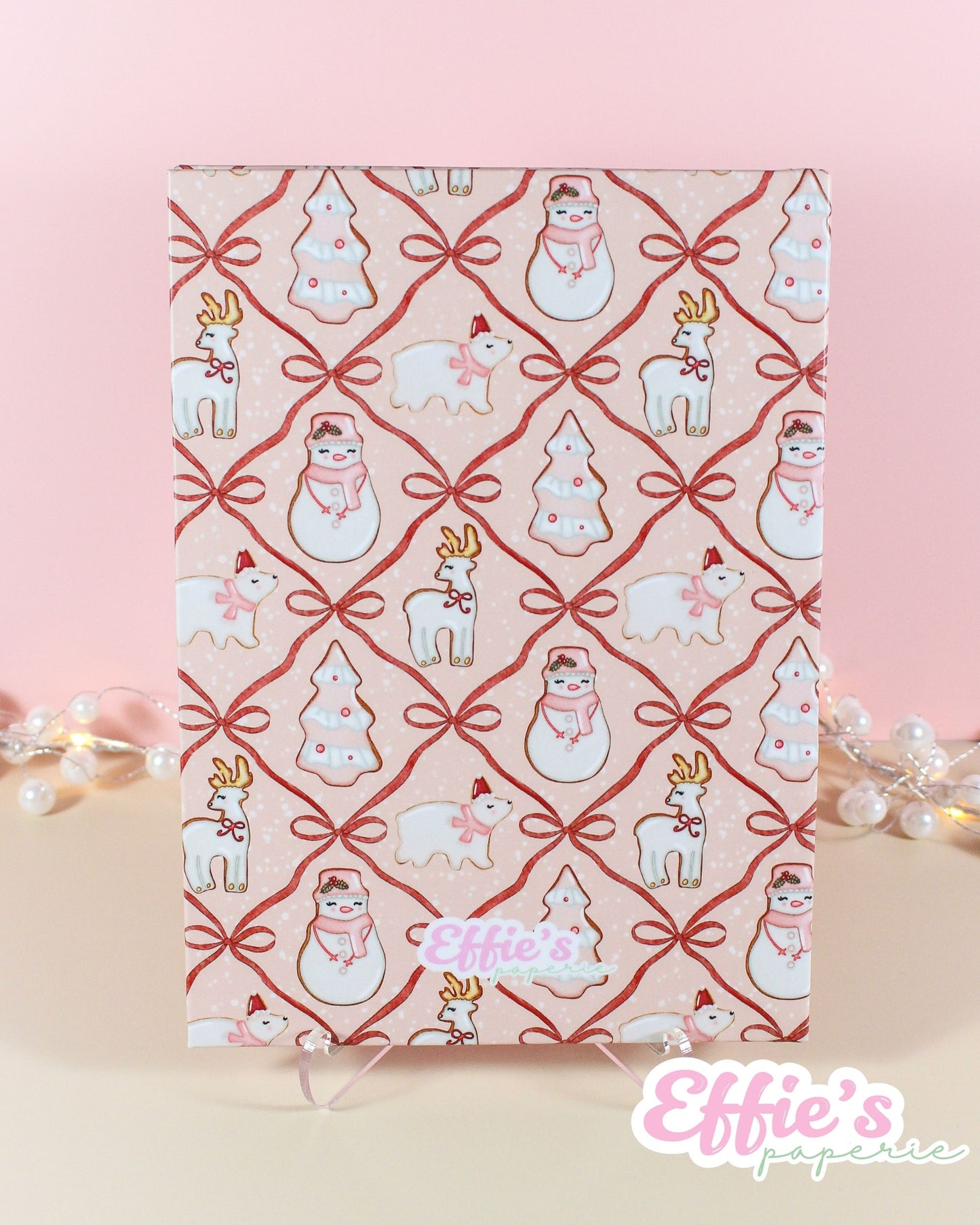 Whimsical Christmas Cookie Notebook