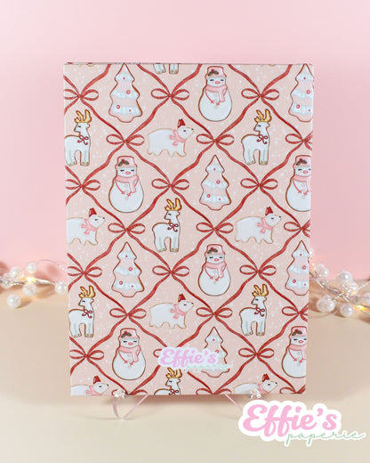 Whimsical Christmas Cookie Notebook