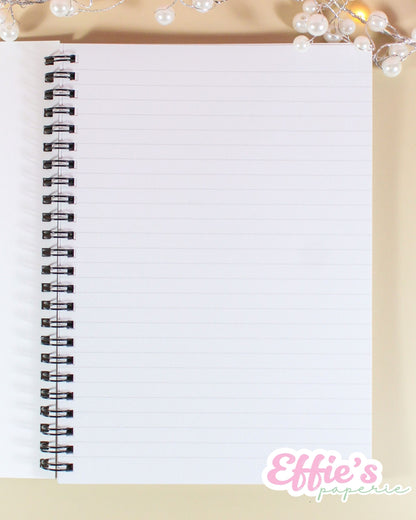 Whimsical Christmas Cookie Spiral Notebook