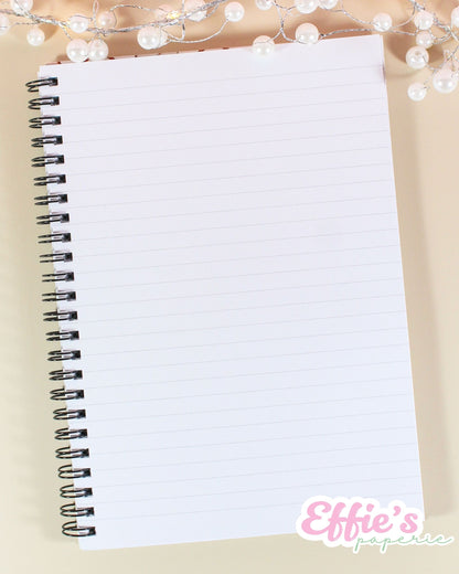 Whimsical Christmas Cookie Spiral Notebook