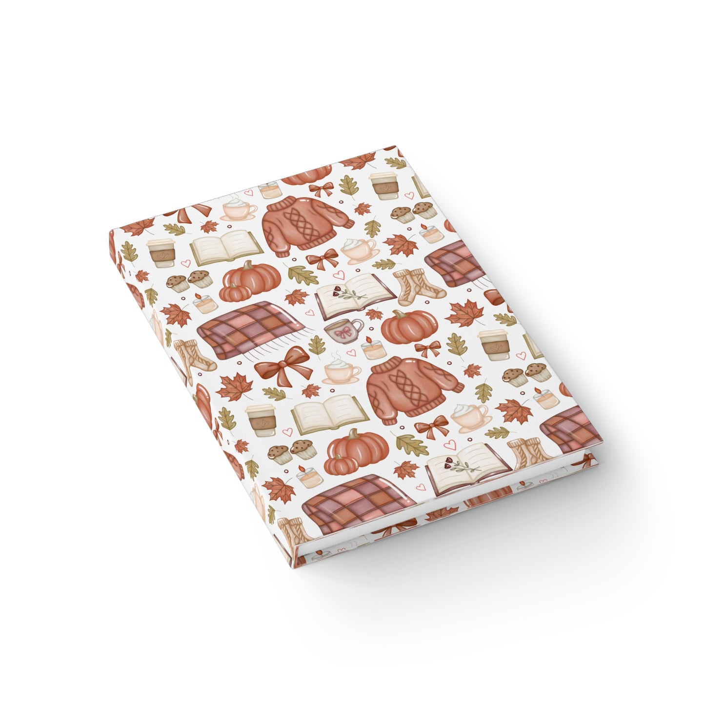 Cozy Fall Book Lover Notebook