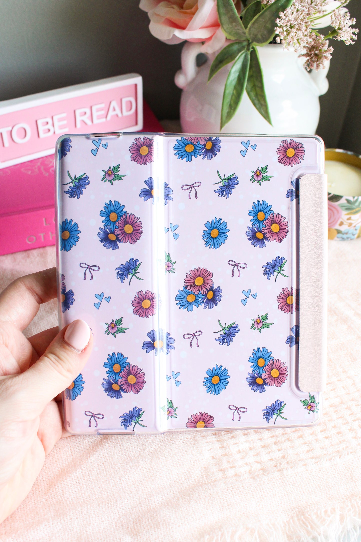 Pastel Daisies & Bows Kindle Insert