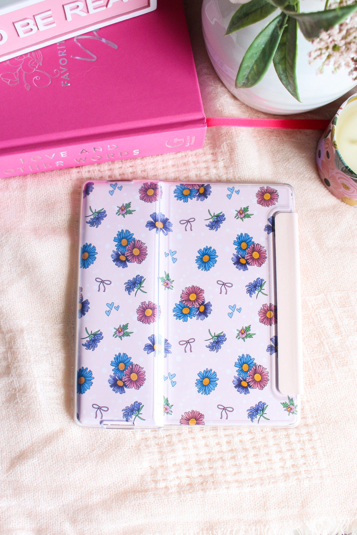 Pastel Daisies & Bows Kindle Insert