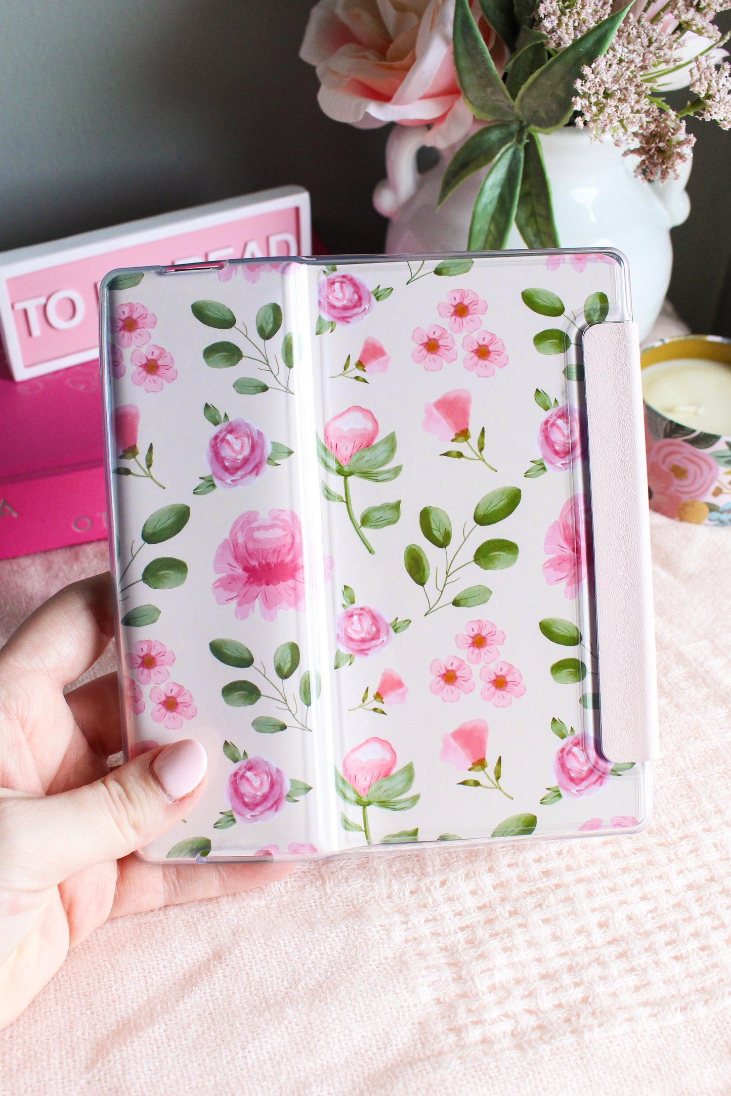 Watercolor Roses Kindle Insert