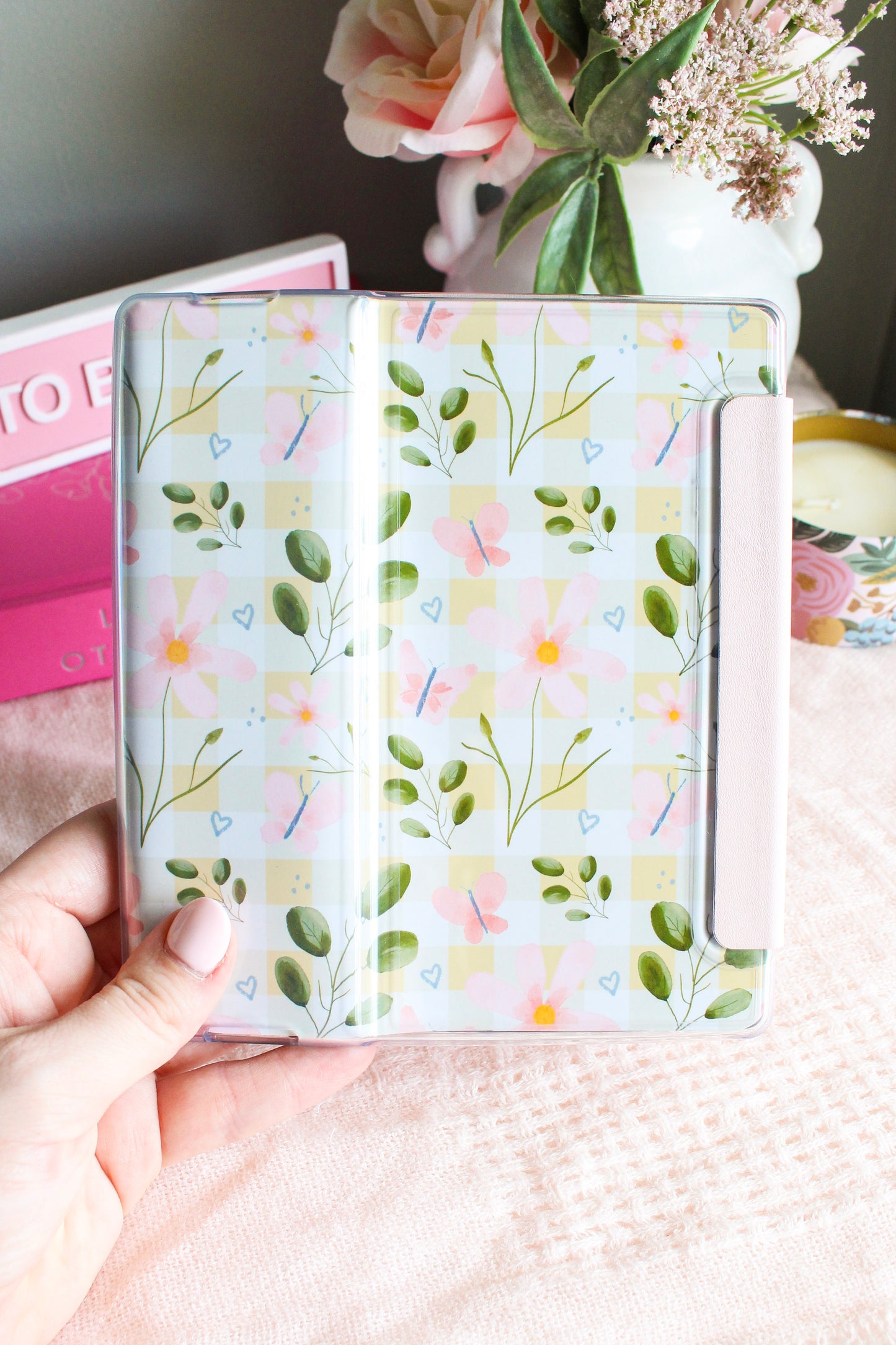 Gingham Meadow Kindle Insert
