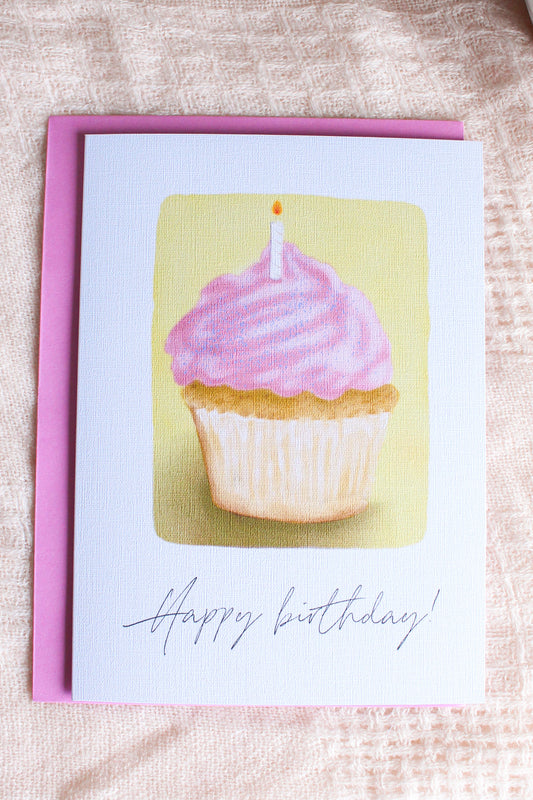 Cupcake Birthday Card