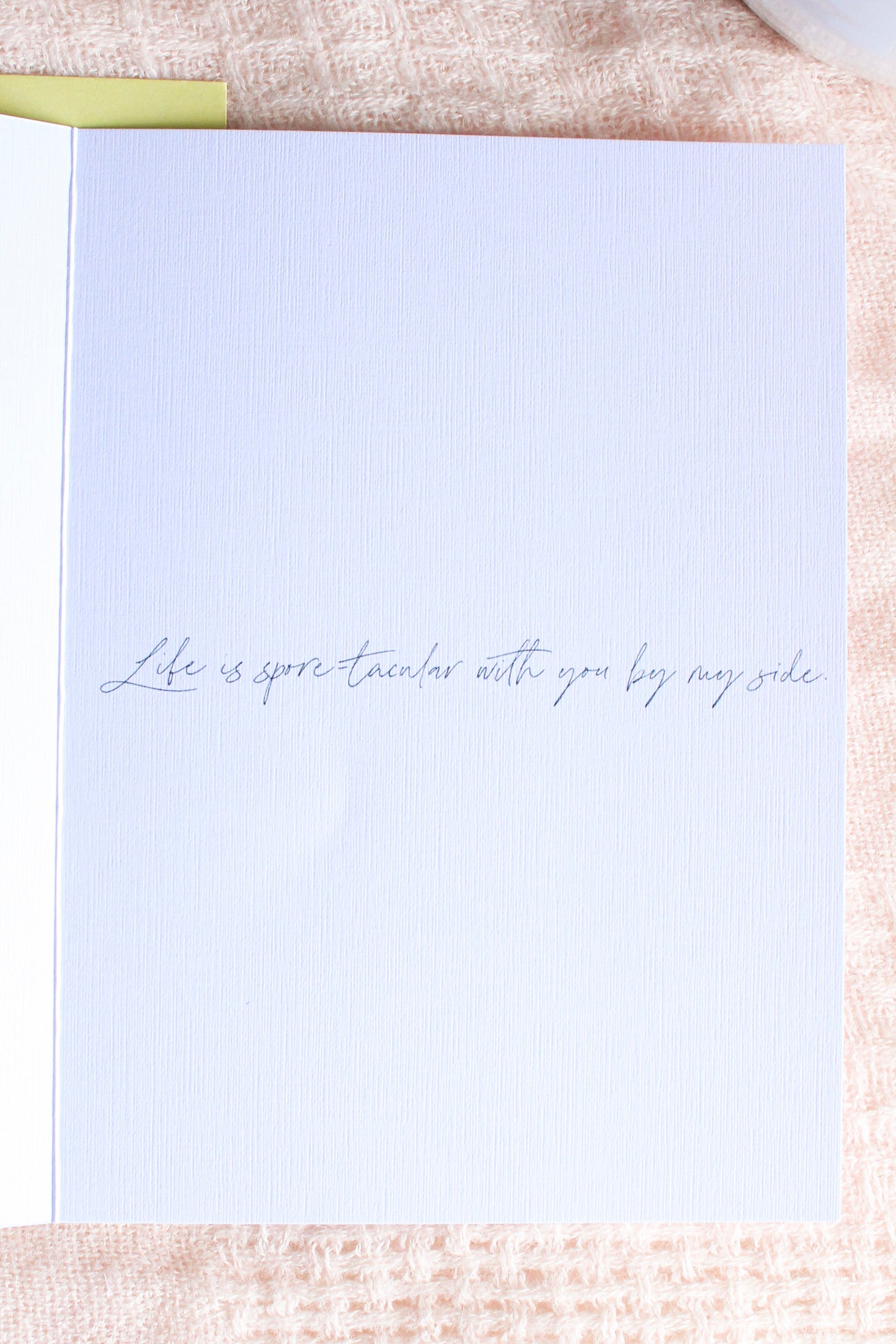 Mushroom Love Card - Blue
