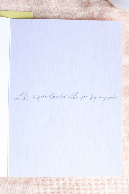 Mushroom Love Card - Blue