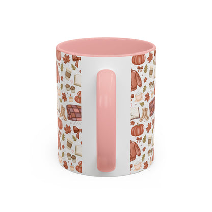 Cozy Fall Sweater Pattern Mug