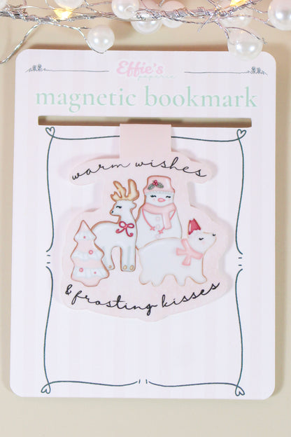 Warm Wishes & Frosting Kisses Magnetic Bookmark