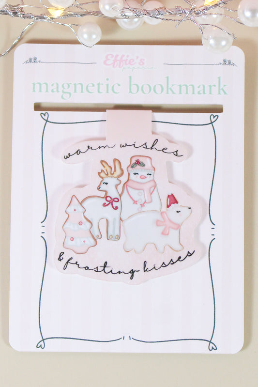Warm Wishes & Frosting Kisses Magnetic Bookmark