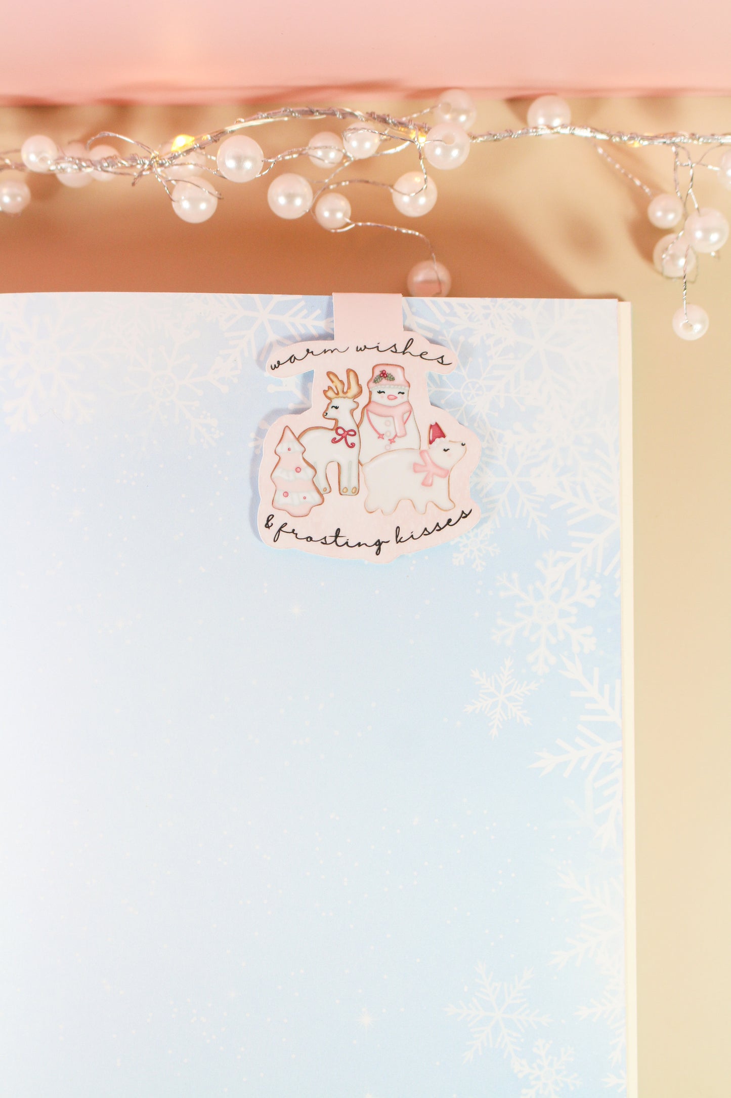 Warm Wishes & Frosting Kisses Magnetic Bookmark