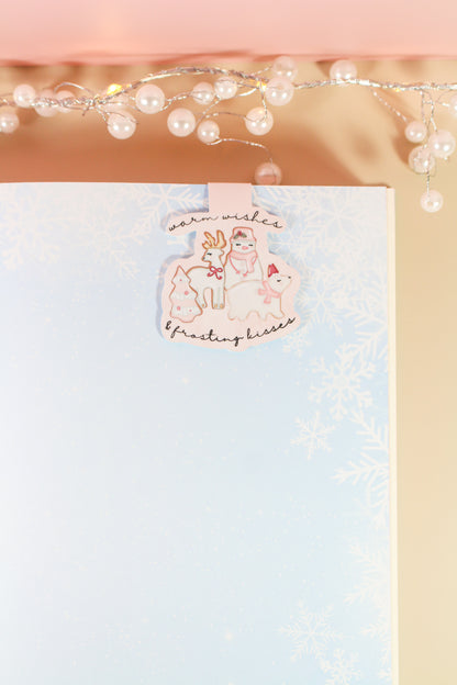 Warm Wishes & Frosting Kisses Magnetic Bookmark