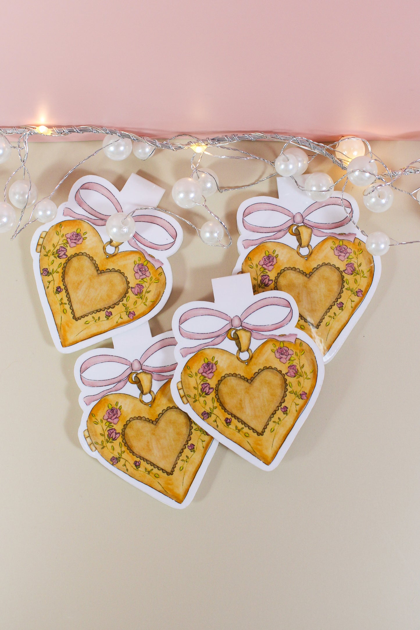 Heart Locket Magnetic Bookmark