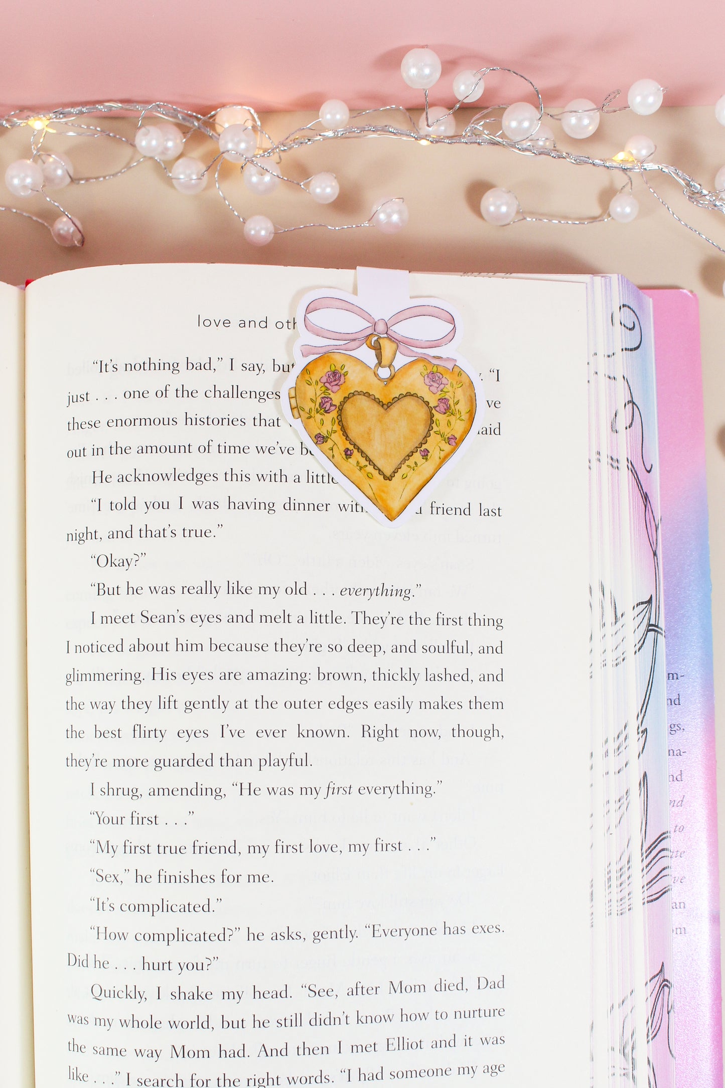 Heart Locket Magnetic Bookmark