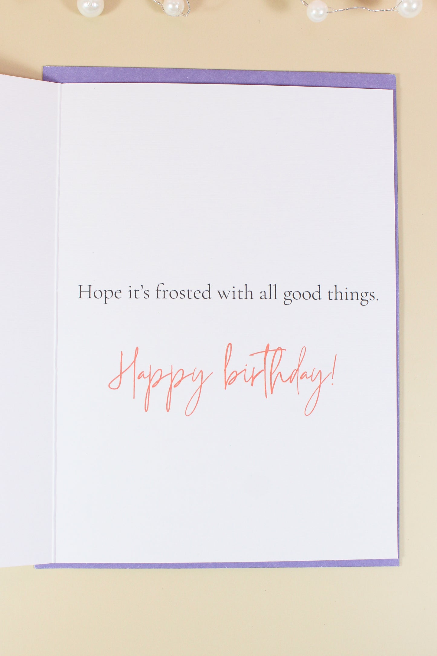 Floral Cake Birthday Card