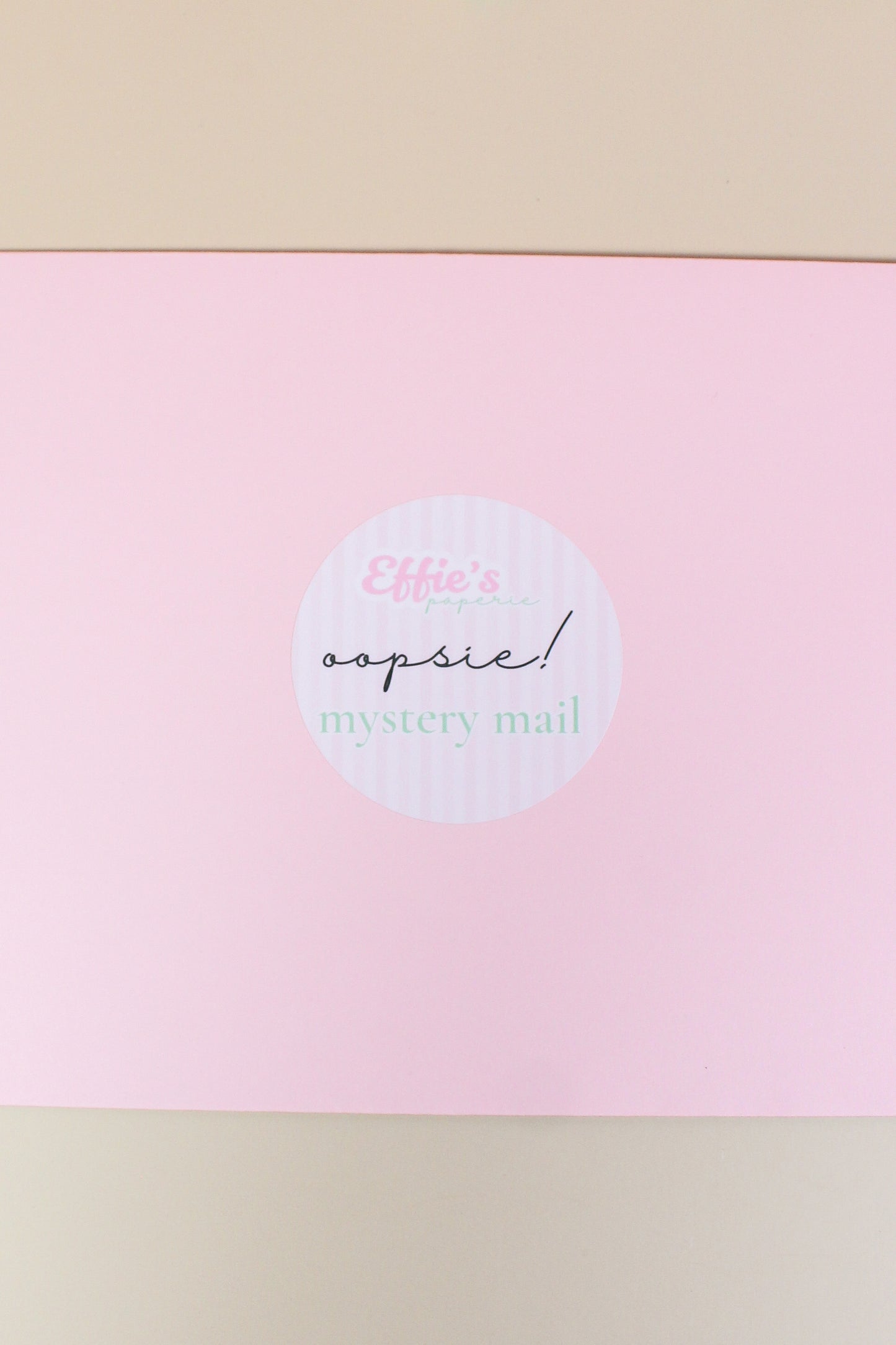 Effie’s Paperie Oopsie Mystery Mail – Perfectly Imperfect Stationery Surprise Envelope