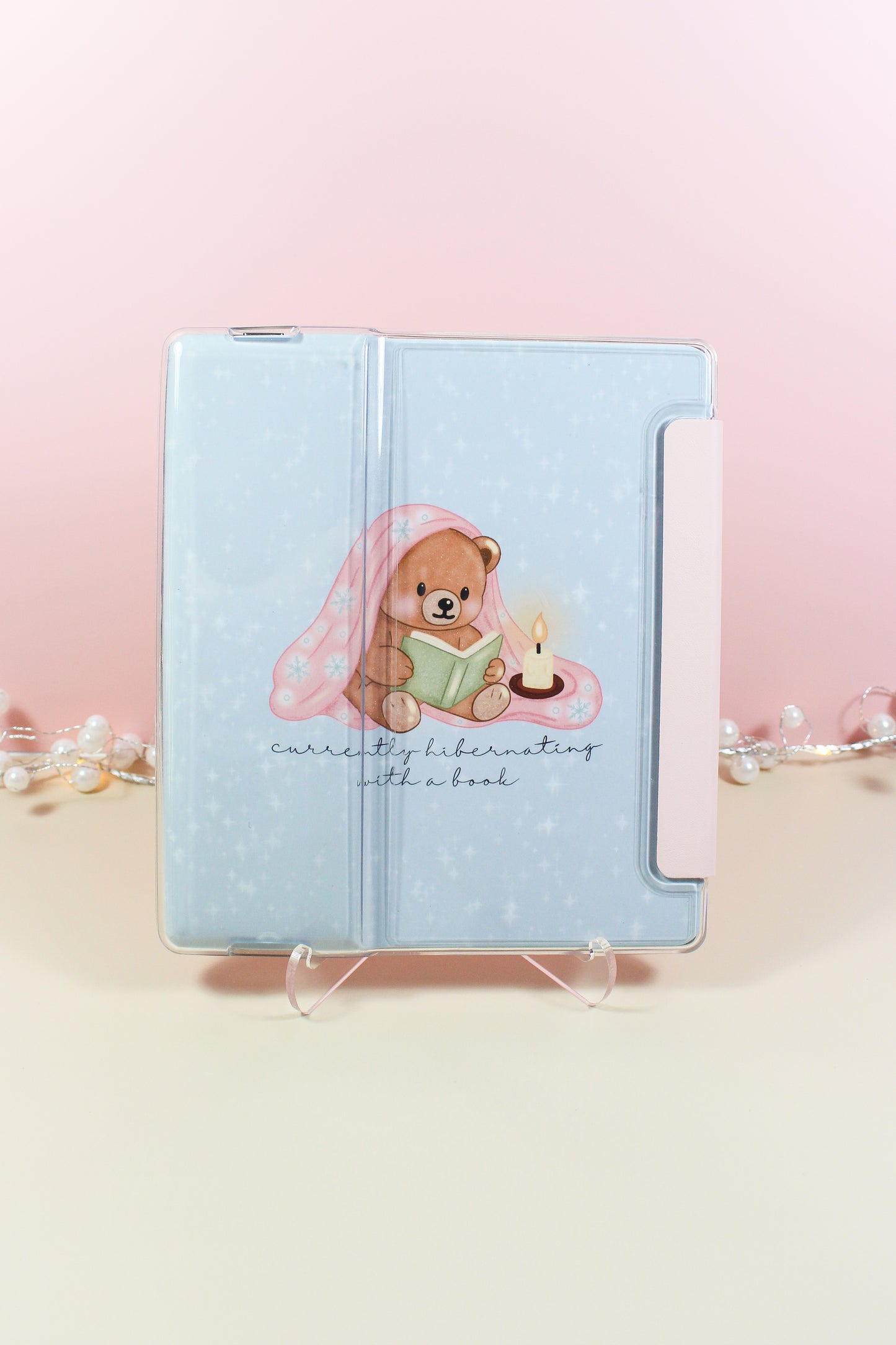 “Currently Hibernating with a Book” Kindle Case Insert