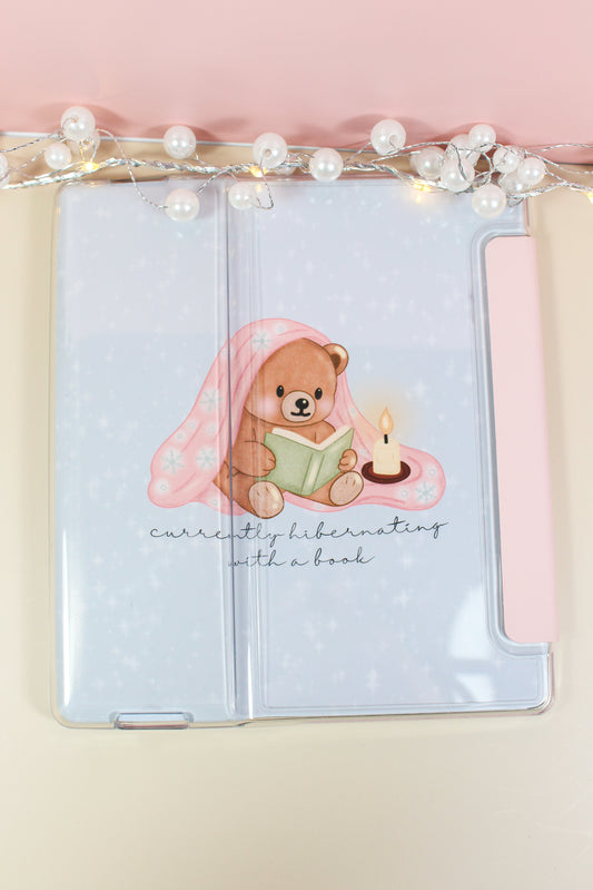 “Currently Hibernating with a Book” Kindle Case Insert