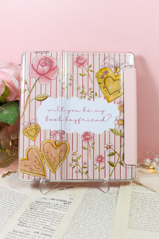 “Will You Be My Book Boyfriend?” Kindle Case Insert