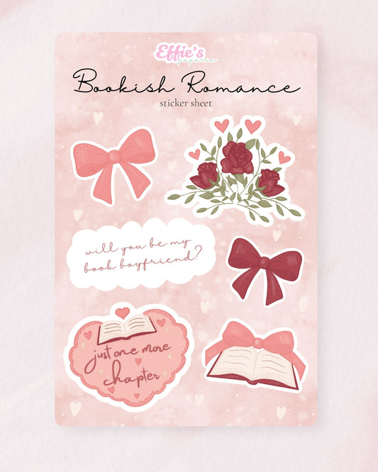 Bookish Romance Sticker Sheet