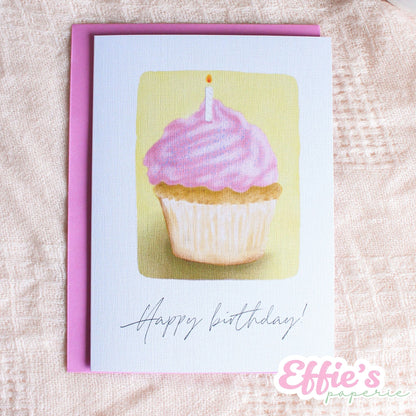 Cupcake Birthday Card