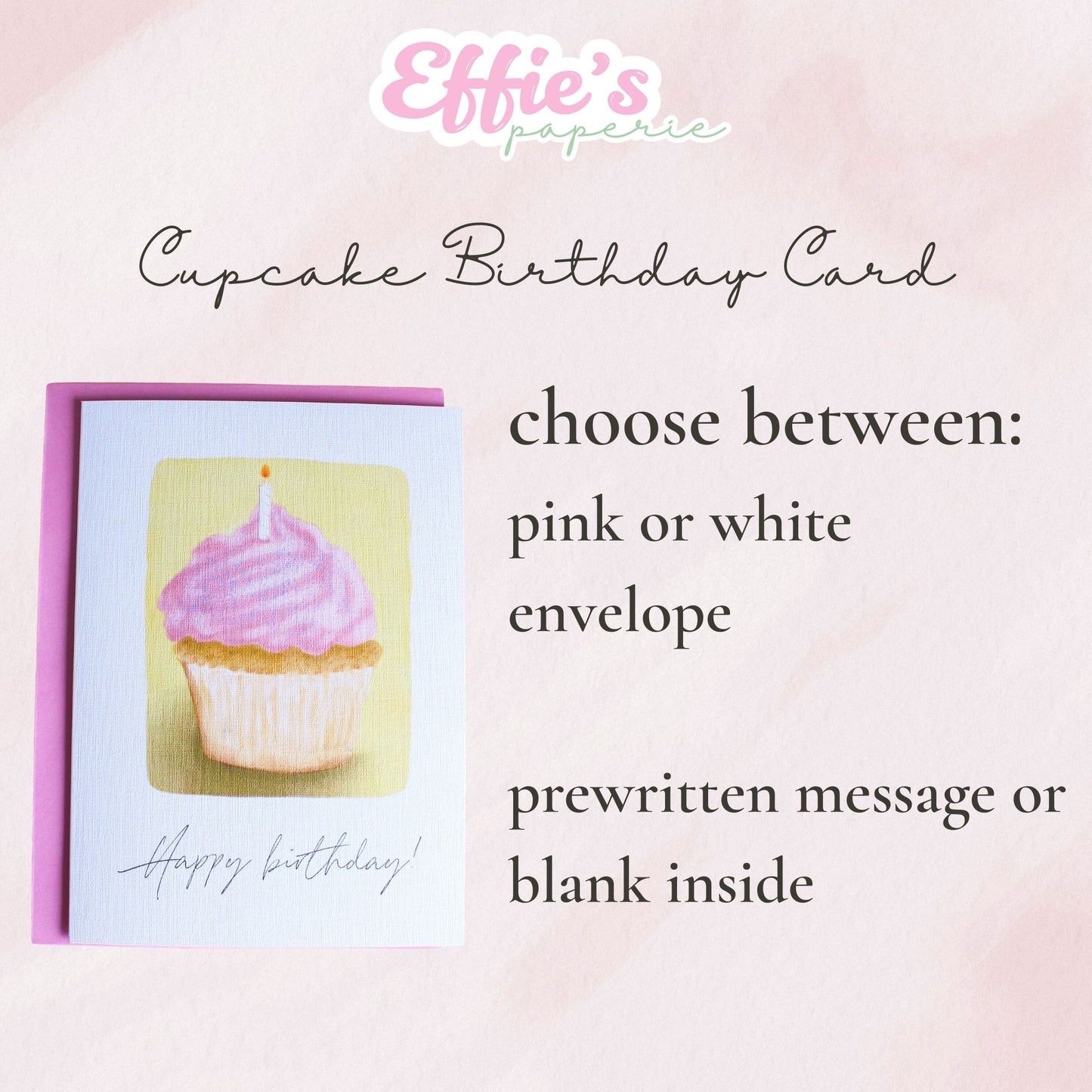 Cupcake Birthday Card