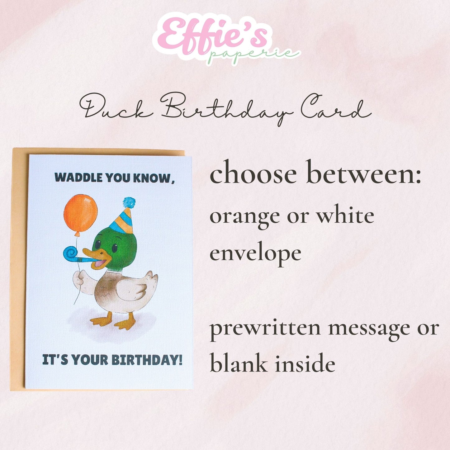 Duck Birthday Card