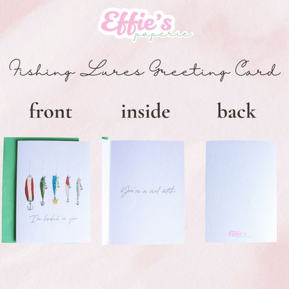 Fishing Lures Greeting Card