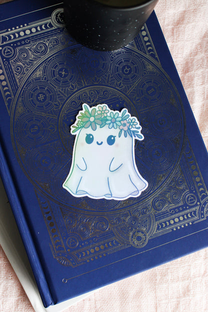 Floral Ghost Sticker