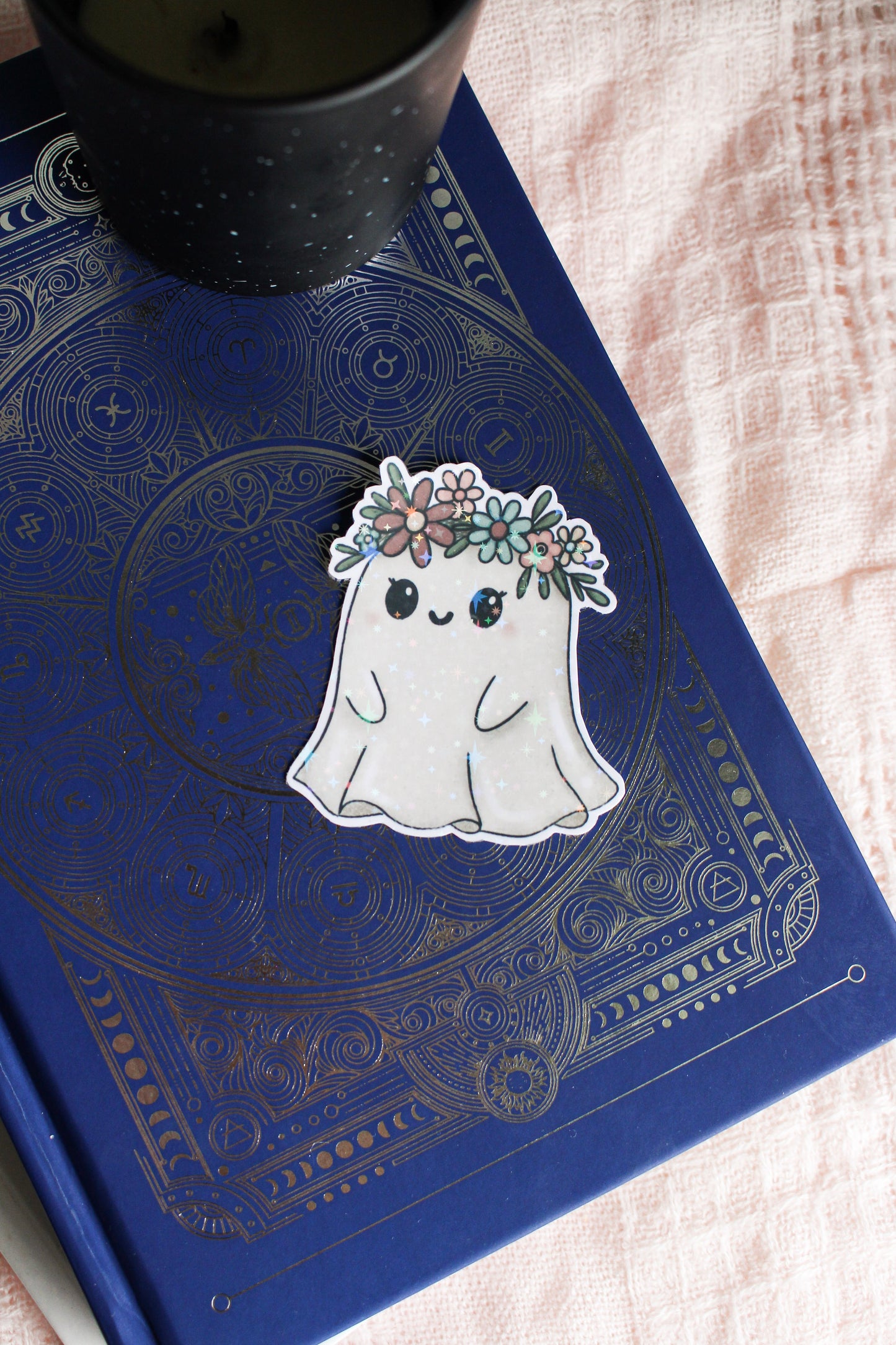 Floral Ghost Sticker